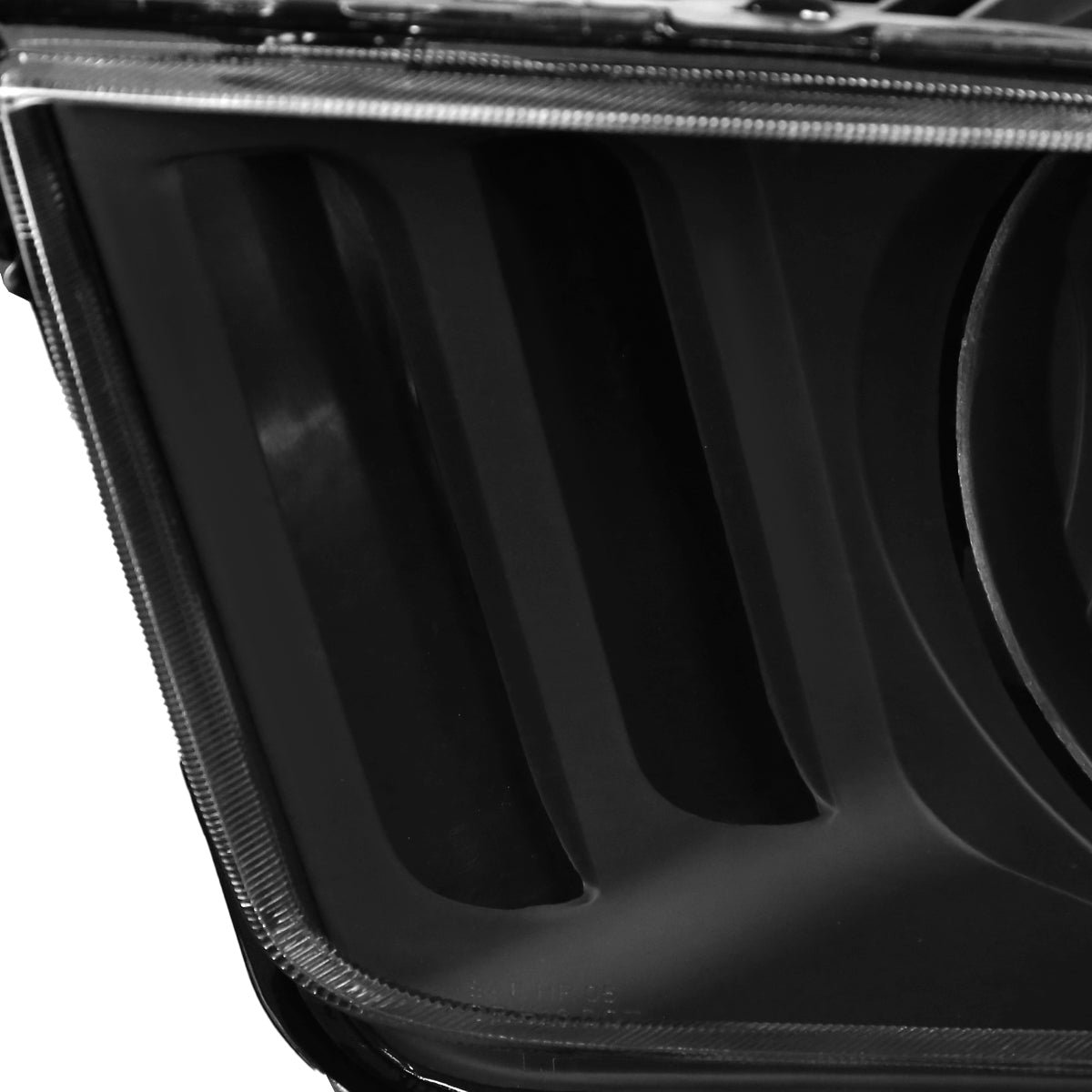 2005-2009 Ford Mustang H1 Projector Headlights (Matte Black Housing/Clear Lens)