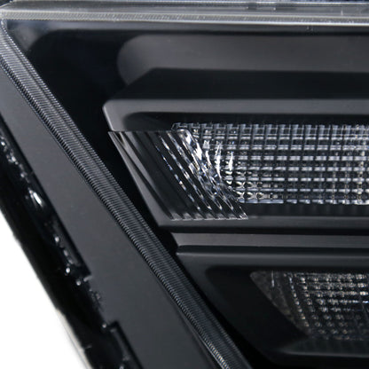 2010-2014 Ford Mustang Retrofit Style Projector Headlights (Matte Black Housing/Clear Lens)