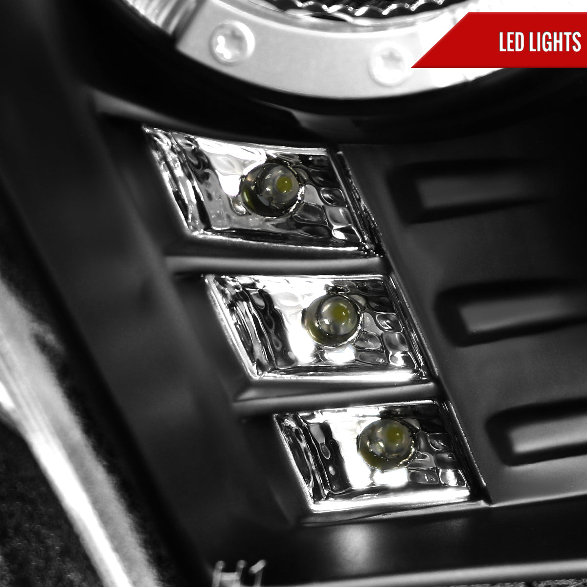 2010-2014 Ford Mustang Dual Halo Projector Headlights (Matte Black Housing/Clear Lens)