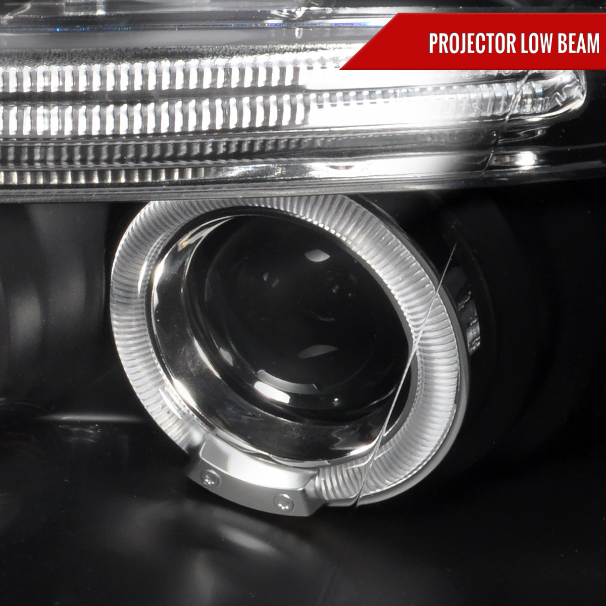 2001-2005 Volkswagen Passat Dual Halo Projector Headlights (Matte Black Housing/Clear Lens)