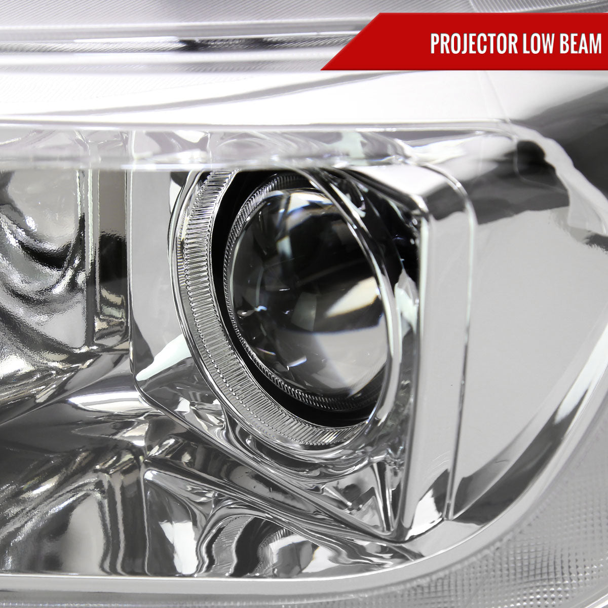 2019-2022 Ford Ranger Switchback Sequential LED Bar Projector Headlights (Chrome Housing/Clear Lens)