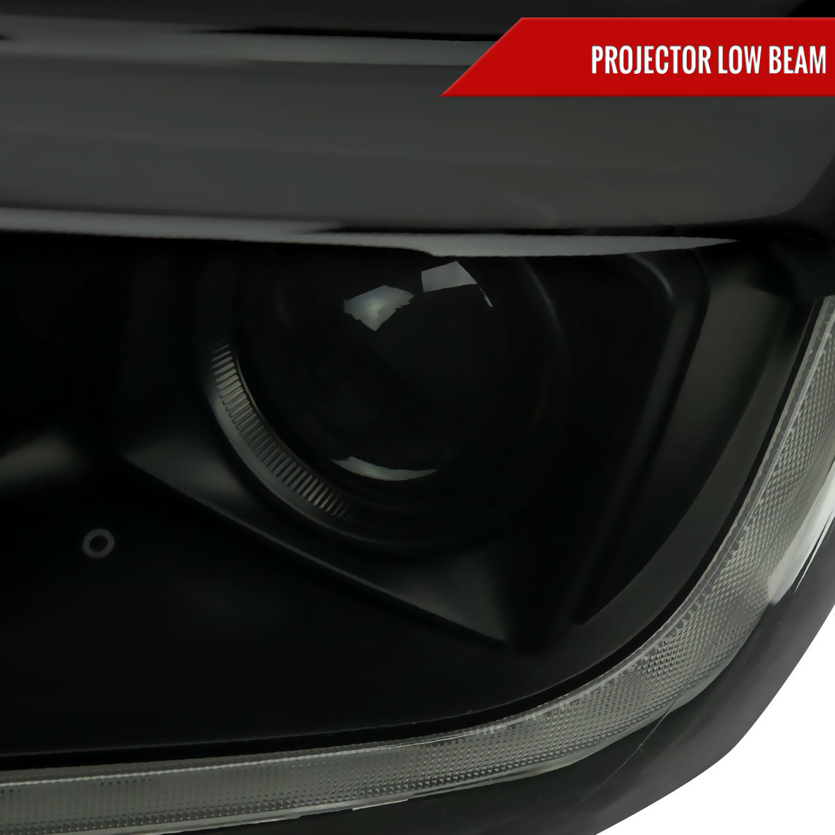 2019-2022 Ford Ranger Switchback Sequential LED Bar Projector Headlights (Matte Black Housing/Smoked Lens)