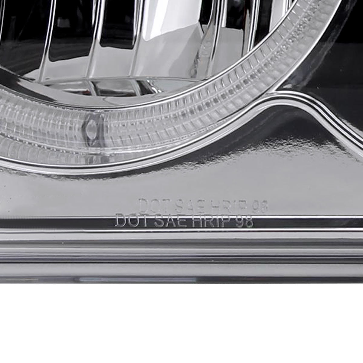 1998-2004 Chevrolet S10 Dual Halo Projector Headlights (Chrome Housing/Clear Lens)
