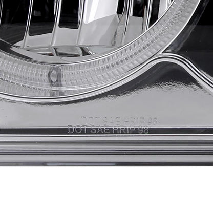 1998-2004 Chevrolet S10 Dual Halo Projector Headlights (Chrome Housing/Clear Lens)