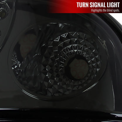 1998-2004 Chevrolet S10 Dual Halo Projector Headlights (Chrome Housing/Smoked Lens)