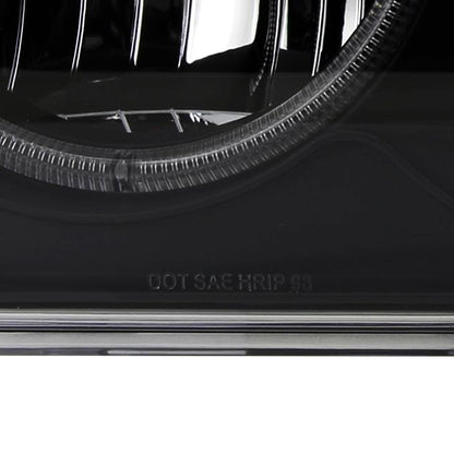 1998-2004 Chevrolet S10 Dual Halo Projector Headlights (Matte Black Housing/Clear Lens)