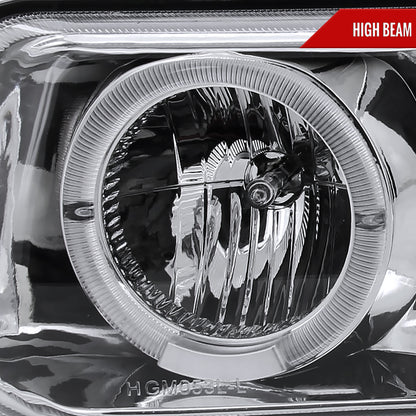 1999-2002 Chevrolet Silverado/ 2000-2006 Tahoe Suburban Dual Halo Projector Headlights (Chrome Housing/Clear Lens)