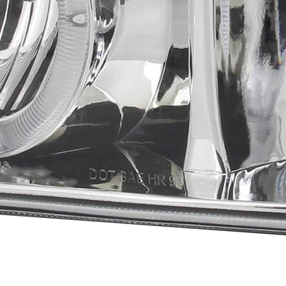 1999-2002 Chevrolet Silverado/ 2000-2006 Tahoe Suburban Dual Halo Projector Headlights (Chrome Housing/Clear Lens)