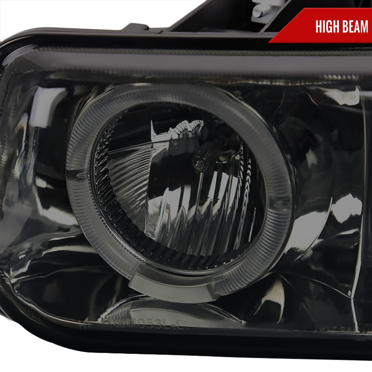 1999-2002 Chevrolet Silverado/ 2000-2006 Tahoe Suburban Dual Halo Projector Headlights (Chrome Housing/Smoked Lens)