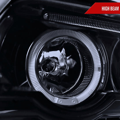 2001-2003 BMW E53 X5 Dual Halo Projector Headlights (Glossy Black Housing/Smoked Lens)