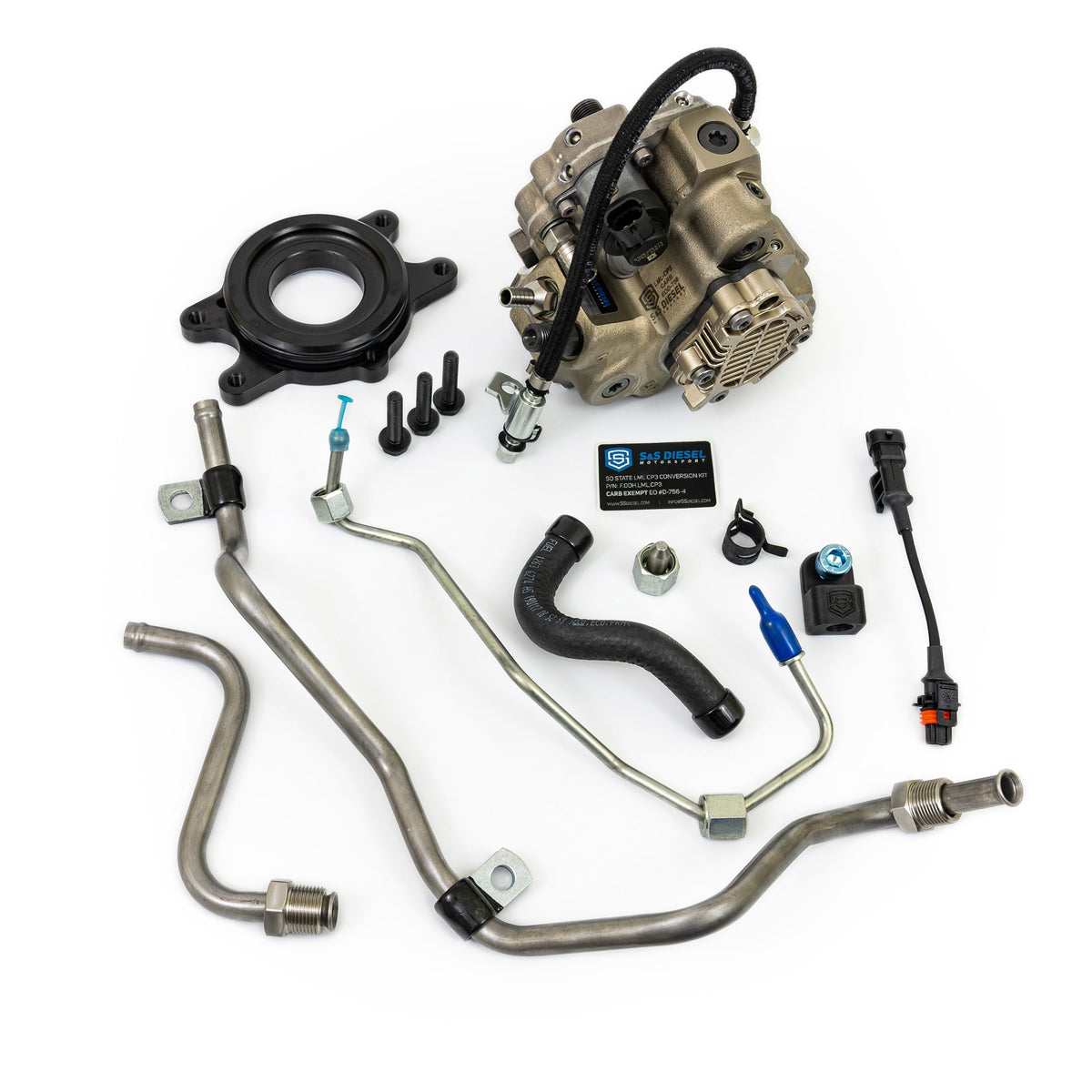 S&S Diesel Motorsport 50 State LML CP3 conversion kit w/pump - CARB exempt - No Tuning Req'd