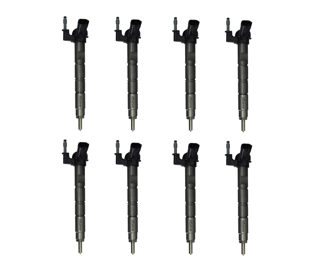 Exergy 11-16 Chevrolet Duramax 6.6L LML Reman 20% Over Injector - Set of 8