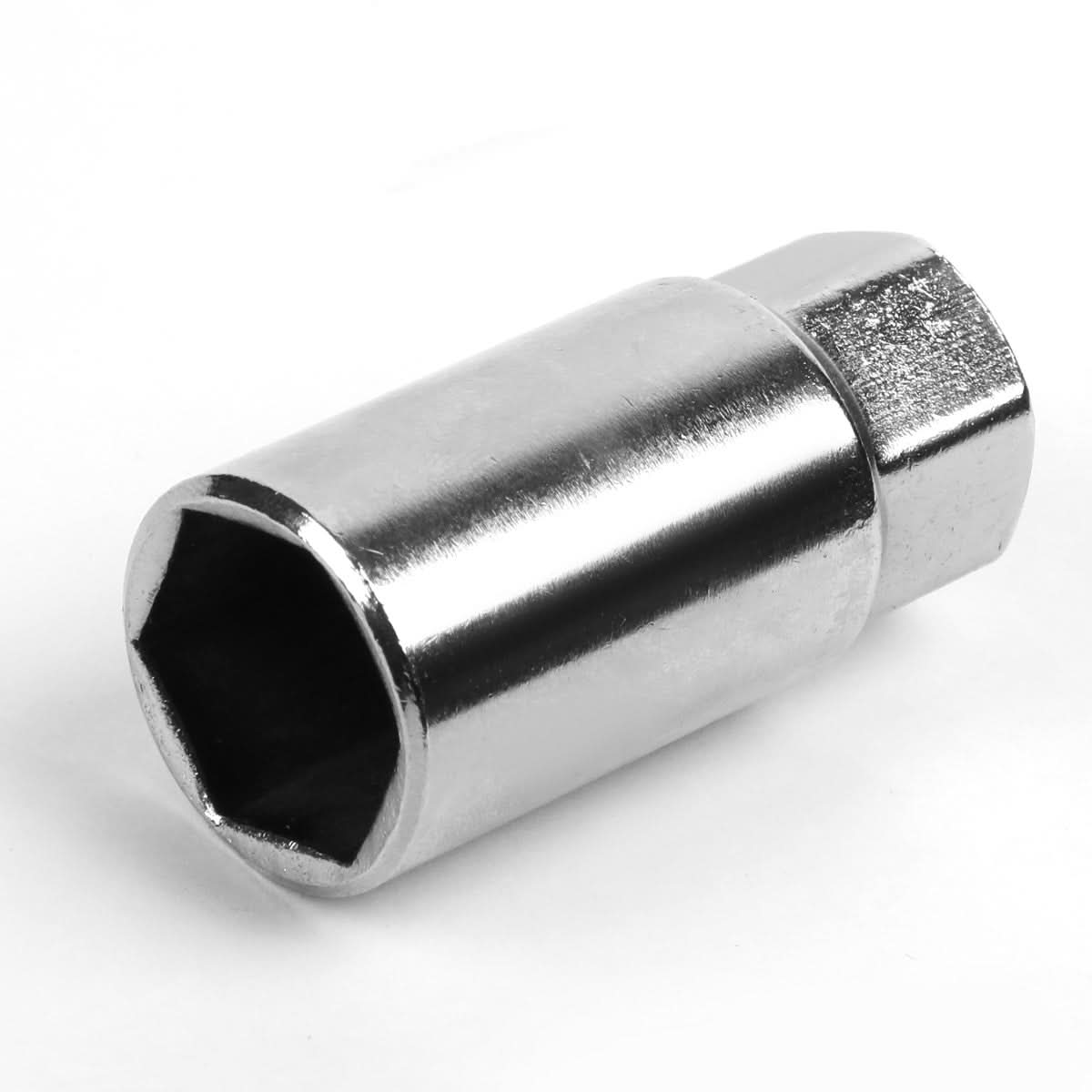 40mm Aluminum Open-End Lug Nuts M12x1.5 Thread 20pc Set w/ Adapter