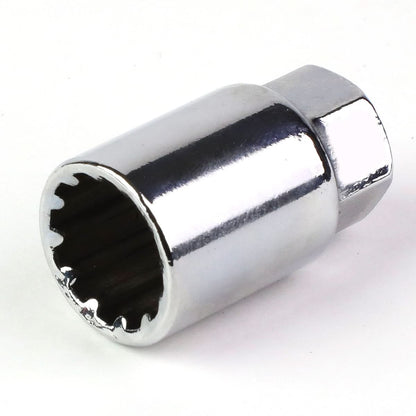 M12 x 1.25 Acorn Style Lug Nuts 16pc + 4 Locks Gun Metal Aluminum