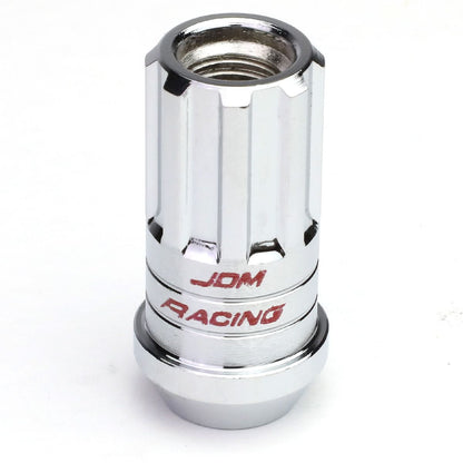 Steel Lug Nuts M12x1.5 Acorn Grooved Shank Extended Chrome 16+4 Lock