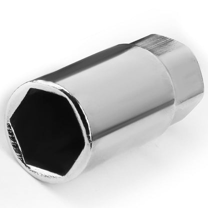 M12 x 1.25 Acorn Style Aluminum Lug Nuts 20pc Set - Black