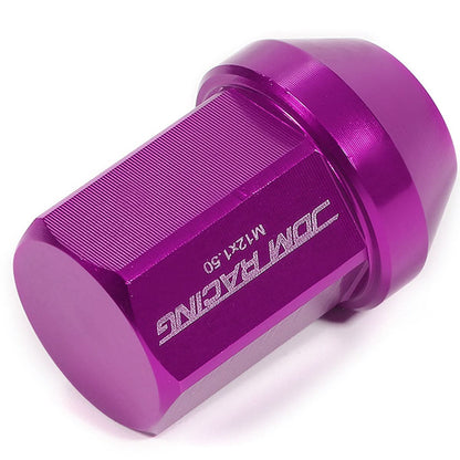 M12 x 1.5 Aluminum Acorn Lug Nuts 35mm Purple 20pc Set