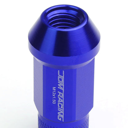 Aluminum Acorn Lug Nuts M12x1.5 Extended Open End Blue 20pc