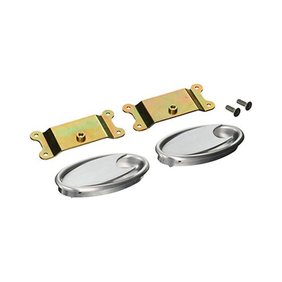 POLISHED DOOR HANDLE PAIR