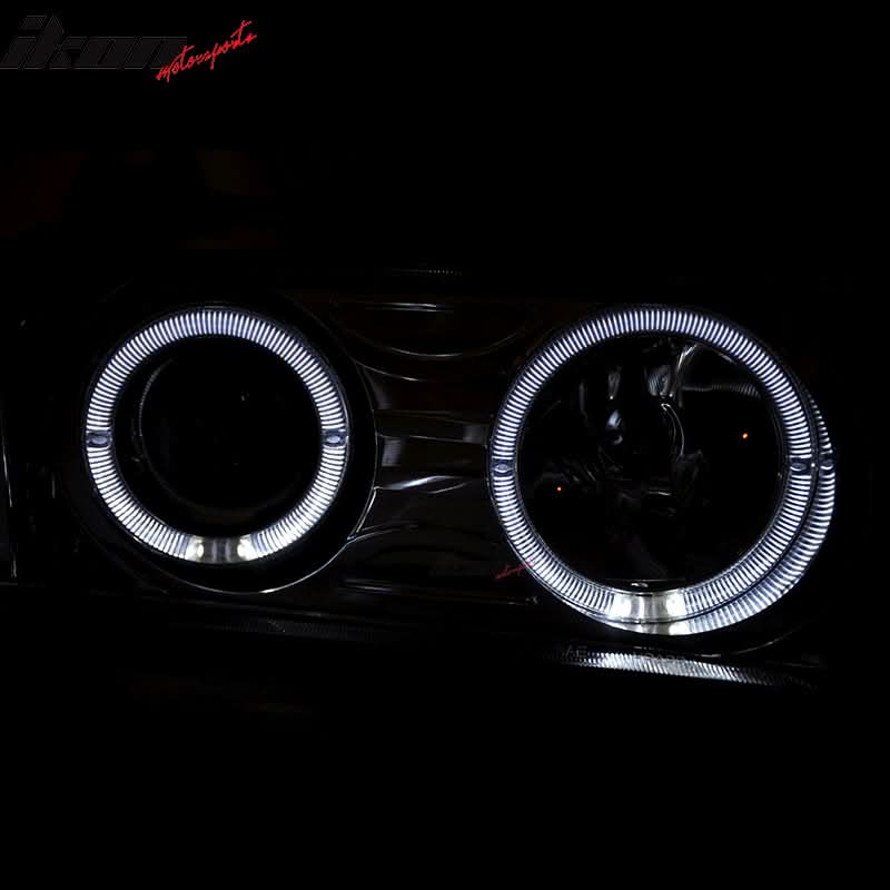 Fits 92-98 BMW E36 Sedan Halo Projector Headlights Lamps