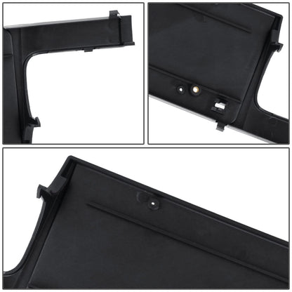 97-00 BMW 528i/540i Front License Plate Mounting Bracket - Black