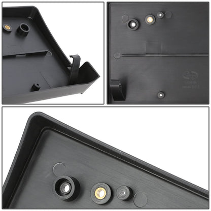 04-10 BMW 5-Series Front License Plate Mounting Bracket - Black