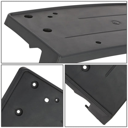 2013-2015 BMW X1 Front License Plate Mounting Bracket - Black