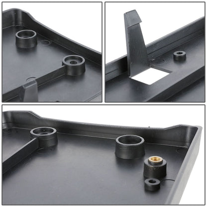2018-2021 BMW X3 License Plate Mounting Bracket Front Black