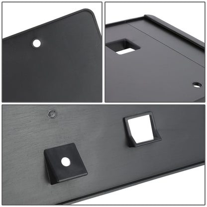11-14 Chrysler 300 Front License Plate Mounting Bracket - Black