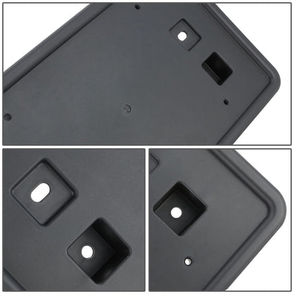 11-17 Jeep Compass Front License Plate Mounting Bracket - Black