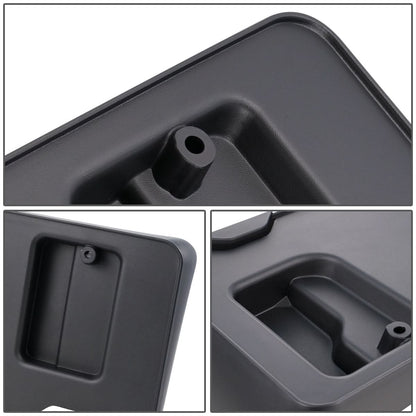 11-14 Ford F-150 Front License Plate Mounting Bracket - Black