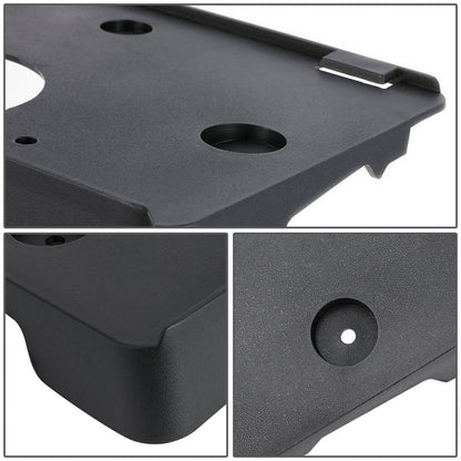 2003-2007 GMC Sierra Front License Plate Mounting Bracket Black