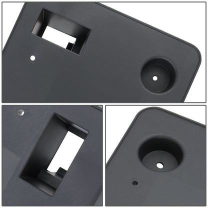 2017-2019 GMC Acadia Front License Plate Mounting Bracket - Black