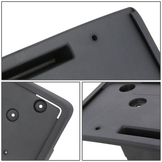 2014-2017 Buick Regal Front License Plate Mounting Bracket - Black