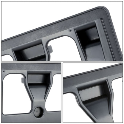 09-14 Honda Fit Front License Plate Mounting Bracket - Black