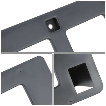03-05 Honda Accord Front License Plate Mounting Bracket Black