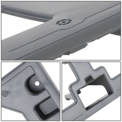 2016-2017 Honda Accord Front License Plate Mounting Bracket - Black