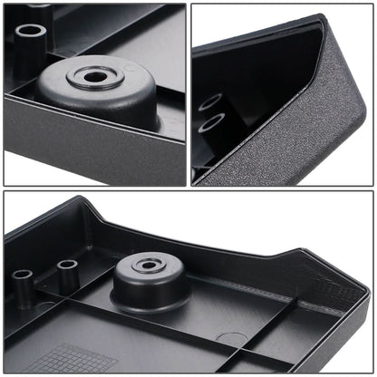 2020-2021 Hyundai Palisade Front License Plate Mounting Bracket - Black