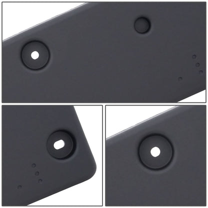 2019-2021 Kia Sedona Front License Plate Mounting Bracket Black