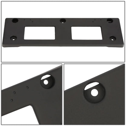 17-21 Kia Sportage License Plate Mounting Bracket - Front Black