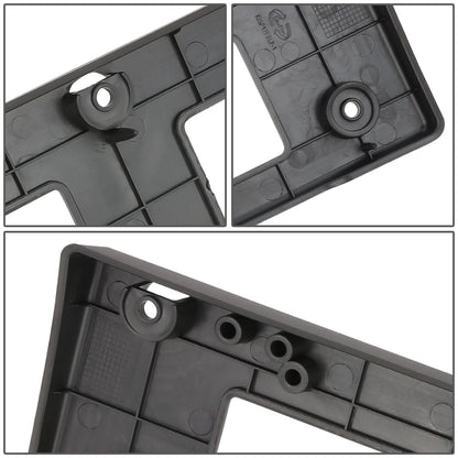 17-21 Kia Sportage License Plate Mounting Bracket - Front Black
