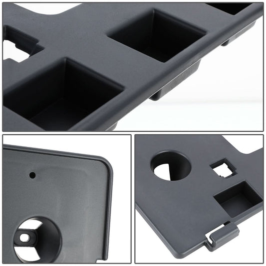 2017-2018 Mazda 3 Front License Plate Mounting Bracket - Black