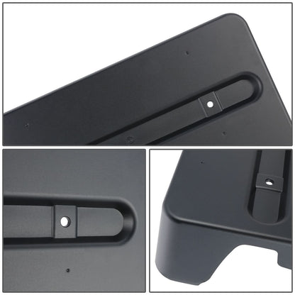 13-18 Mercedes G63 AMG Front License Plate Mounting Bracket - Black