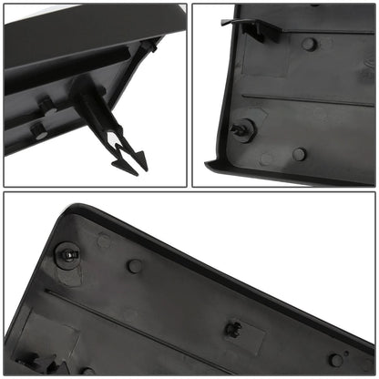 2019-2020 Mercedes C300 Front License Plate Mounting Bracket Black