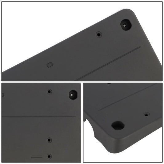 2020-2021 Mercedes GLC300 Front License Plate Mounting Bracket Black