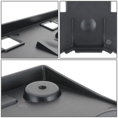 13-15 Nissan Sentra Front License Plate Mounting Bracket - Black