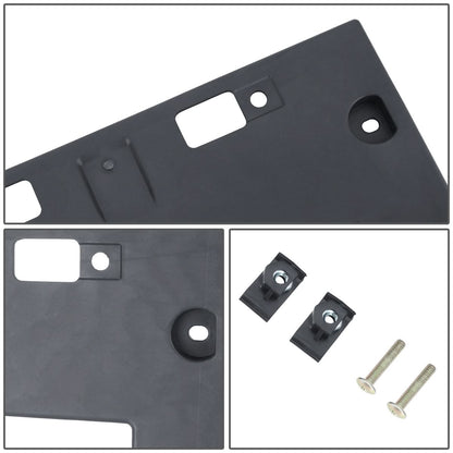2015-2017 Nissan Juke Front License Plate Mounting Bracket - Black