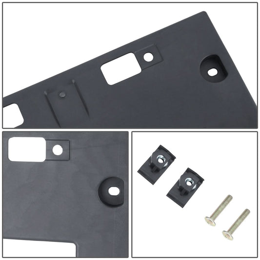 2015-2017 Nissan Juke Front License Plate Mounting Bracket - Black