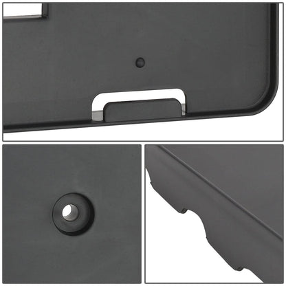 18-20 Toyota Sienna Front License Plate Mounting Bracket Black