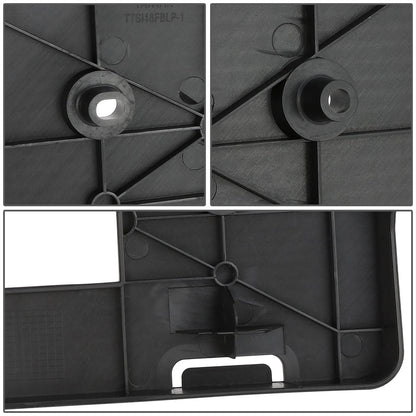 18-20 Toyota Sienna Front License Plate Mounting Bracket Black